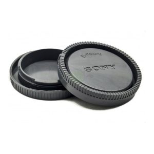 Kit de tapa para cuerpo de cámara Sony y tapa trasera de lente montura E
