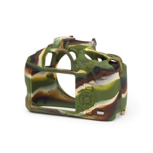 Carcasa de Silicon EasyCover para Canon 1300D / 2000D / 3000D / 4000D / T6 / T7 / T100 - Camuflaje