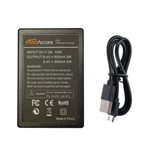 Cargador Fotoacces USB doble con LCD para NB-13L