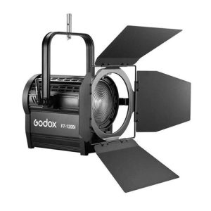 Luz LED Fresnel Godox F7-120Bi K1, Bicolor, montura superior