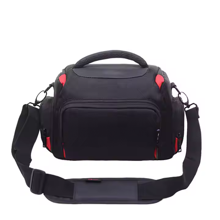 Bolso de hombro negro de Nylon para cámara y equipo fotográfico, 10 litros