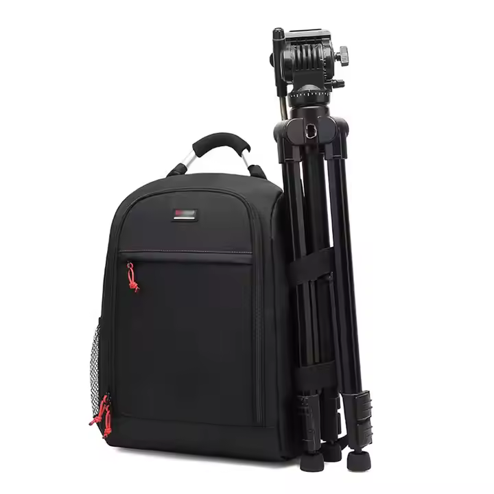 Mochila Fotográfica ZK8 negra de poliéster, 18 litros