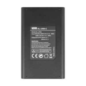Cargador Doble Newell DL-USB-C para Canon LP-E8