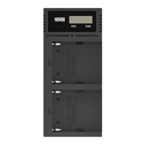 Cargador Rápido Newell ULTRA FAST TYPE-C para 2 baterías NP-F, NP-FM
