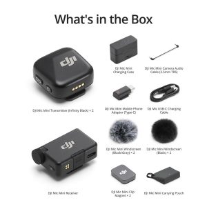 Micrófonos DJI Mic Mini, 2 micrófonos