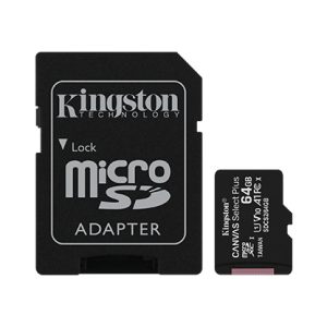 Memoria microSD Kingston 64GB Canvas Select Plus V10