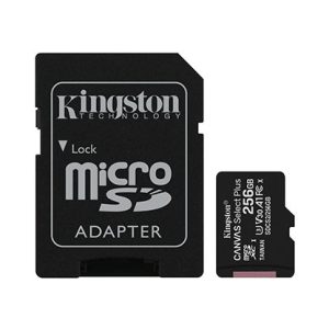 Memoria microSD Kingston 256GB Canvas Select Plus V10