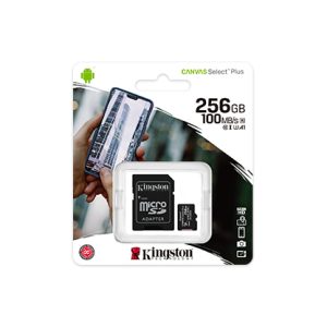 Memoria microSD Kingston 256GB Canvas Select Plus V10