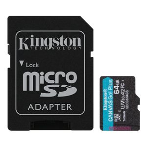Memoria microSD Kingston 64GB Canvas Go Plus V30