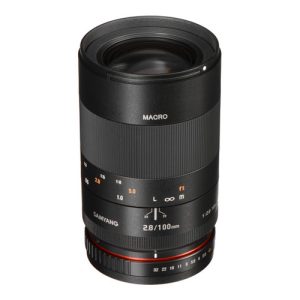 Lente Samyang 100mm f2.8 ED UMC MACRO para Sony