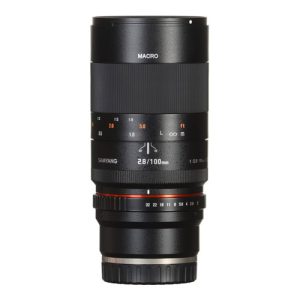 Lente Samyang 100mm f2.8 ED UMC MACRO para Nikon