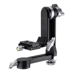 Cabezal de cardán panorámico K&F Concept KF31.052 con ajuste horizontal y vertical, 20Kg
