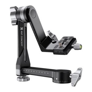 Cabezal de cardán panorámico K&F Concept KF31.052 con ajuste horizontal y vertical, 20Kg