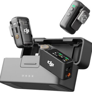 Kit de Micrófonos DJI Mic 2, con 2 transmisores y 1 receptor