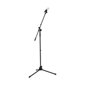 Pedestal de piso para micrófonos Steren MS-502, con boom intergrado
