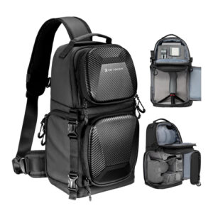 Mochila K&F Concept Sling Bag, negro, 10 litros