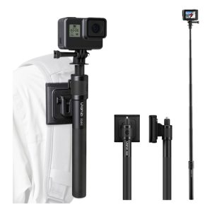 Selfie stick + agarre de mochila Ulanzi VL04 para cámaras de acción