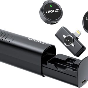 Kit de micrófonos inalambricos Ulanzi A21 con receptor Lightning