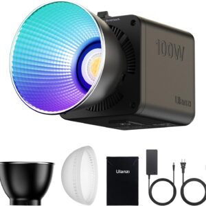 LED Ulanzi ML100RGB, 100watts, RGB, batería