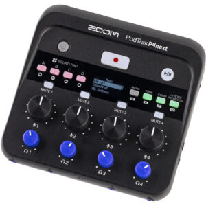 Grabadora Mezcladora portátil Zoom Podtrak P4next, 4 entradas