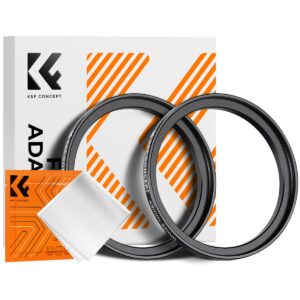 Anillo adaptador Step Up K&F Concept de 49 a 52mm, 2 unidades