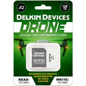 Memoria Delkin DRONE microSD V30 A2 128GB