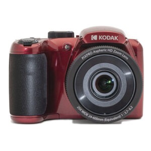 Cámara digital Kodak Pixpro AZ255 Rojo, zoom óptico 25x, 16MP