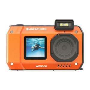 Cámara digital sumergible Agfa Photo Realishot WP9500 Naranja, 24MP, 4K