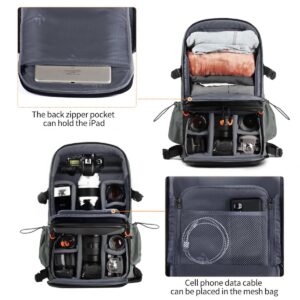 Mochila K&F Concept + Bolso, Heavy Duty, de 40 litros