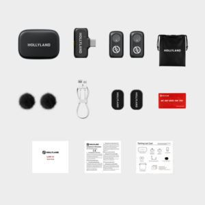 kit de micrófonos inalambricos Hollyland Lark A1 Duo - USB-C