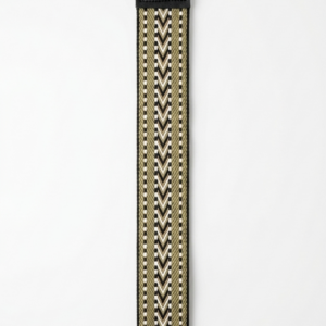 Correa de cuello tejida Verde Oliva Zigzag