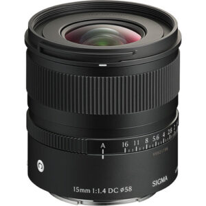 Lente Sigma 15mm f/1.4 DC Contemporary para Canon RF (406972)