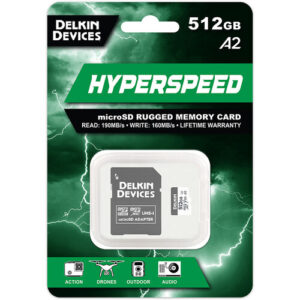 Memoria Delkin 512GB Hyperspeed microSD UHS-I SDXC V30 A2