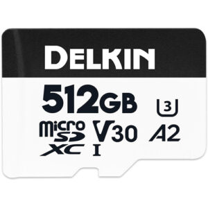 Memoria Delkin 512GB Hyperspeed microSD UHS-I SDXC V30 A2