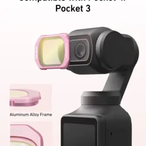 Set de filtros Telesin para DJI Osmo Pocket 3 CPL+VND 2-32+ Black Mist 1/4 + Cold Rose (S5-FLT-62-TDJ)