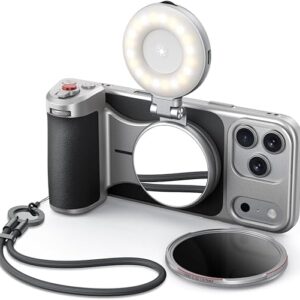 Kit de empuñadura power bank +  carcasa Telesin, para iPhone 17 pro (P5-MCS-12-TIP)