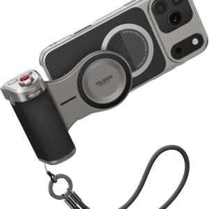 Kit de empuñadura power bank + carcasa Telesin, para iPhone 17 pro  Max (P5-MCS-25-TIP)
