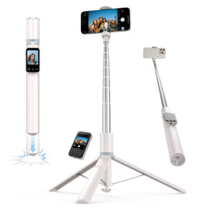 Tripode Selfie stick magnético Telesin, 1.7m + control remoto y mini monitor (P1-CSS-02)