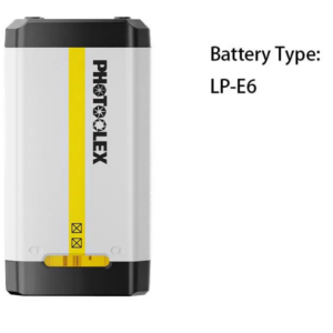 Power bank + cargador Photoolex BB Charger Pro para LP-E6P